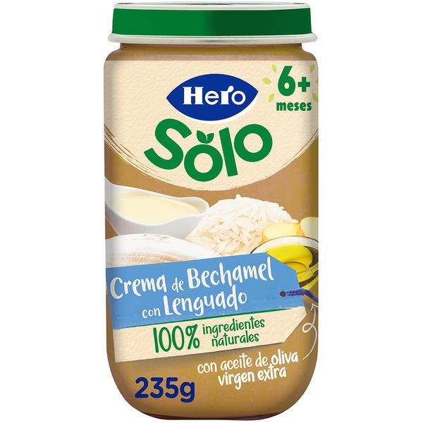 BABY HERO LENGUADO A LA BECHAMEL 250 GR