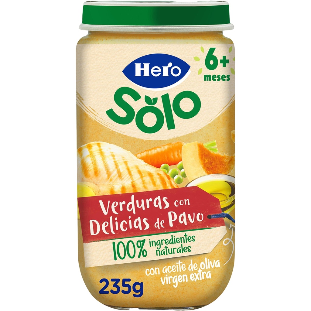 [POTITO0010] BABY HERO PAVO CON VERDURAS 250 GR