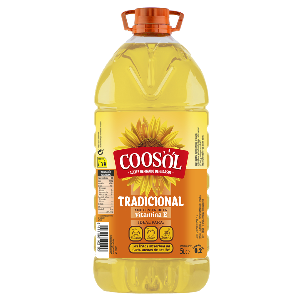 [ACEITEGIRASOL0011] COOSOL ACEITE GIRASOL 5 L