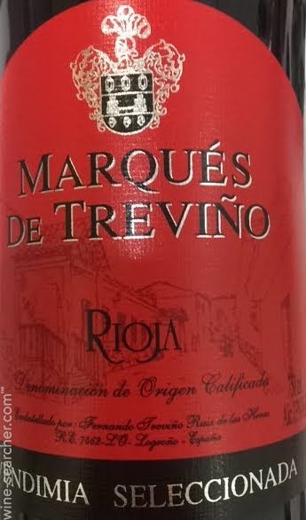 [RIOJA0074] MARQUES DE TREVIÑO RIOJA TEMPRANILLO 75 CL