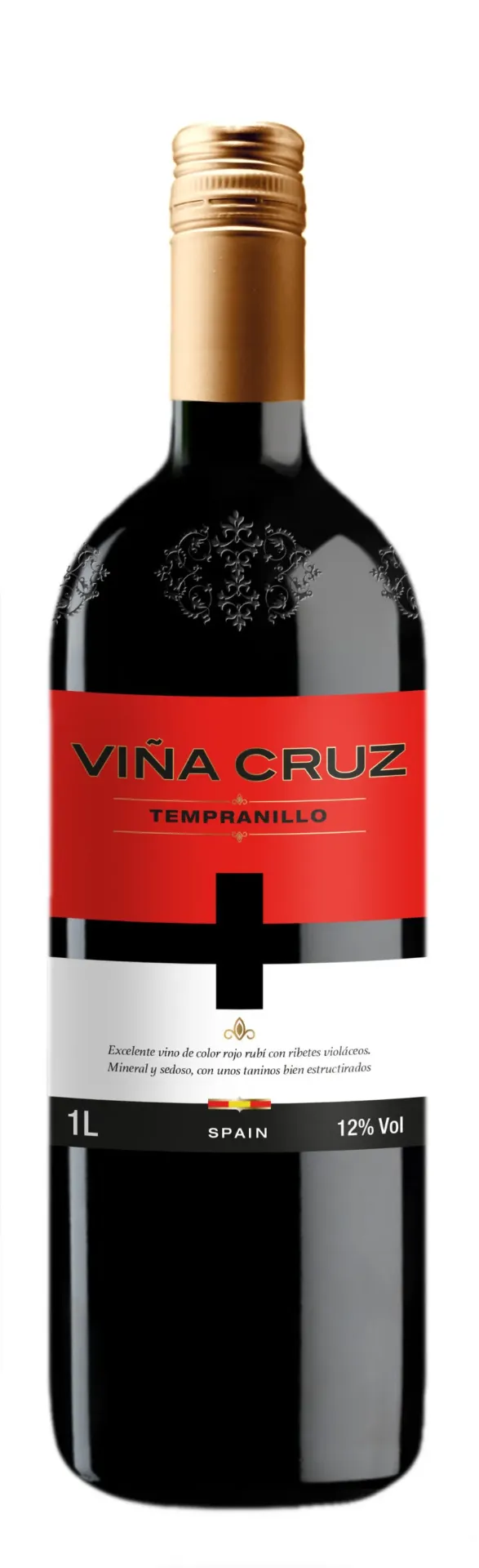 VIÑA CRUZ VINO TINTO 1 L