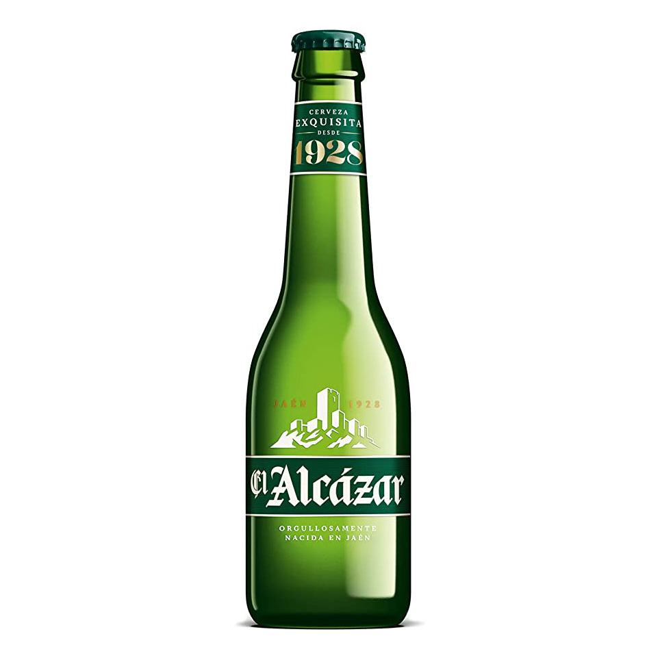 ALCAZAR CERVEZA CRISTAL 33 CL