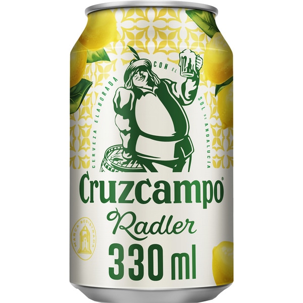 [CERVEZA0072] CRUZCAMPO RADLER CON LIMON NATURAL LATA 33 CL