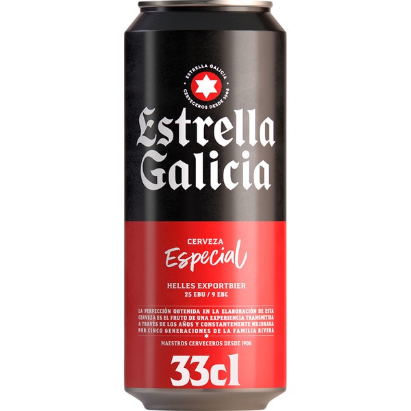 ESTRELLA GALICIA LATA 33 CL