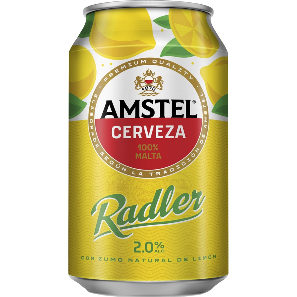 [CERVEZA0080] AGUILA AMSTEL RADLER LATA 33 CL