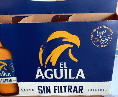 [CERVEZA0095] EL AGUILA SIN FILTRAR LAGER ORIGINAL 33 CL