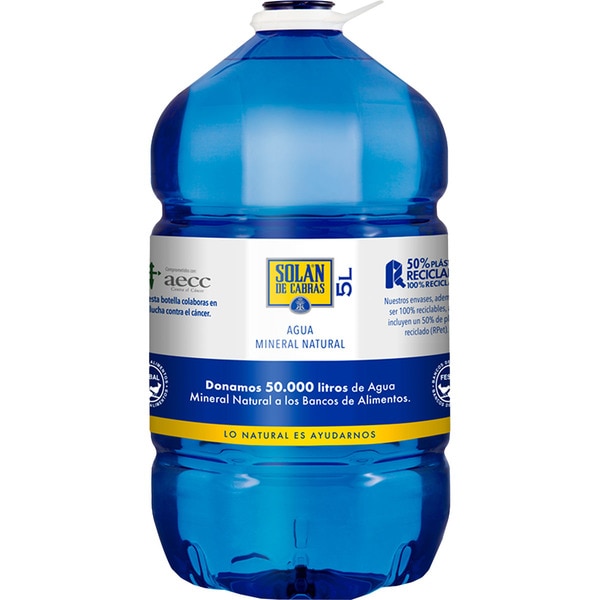 [AGUA0011] SOLAN DE CABRAS AGUA 5 L