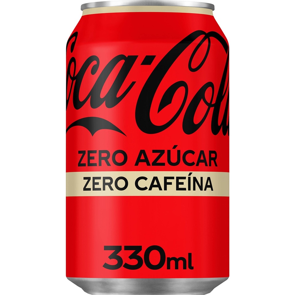 COCA COLA ZERO ZERO LATA 33 CL