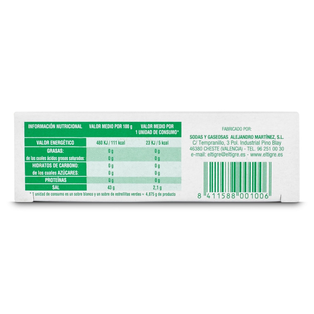 TIGRE GASEOSA EN POLVO