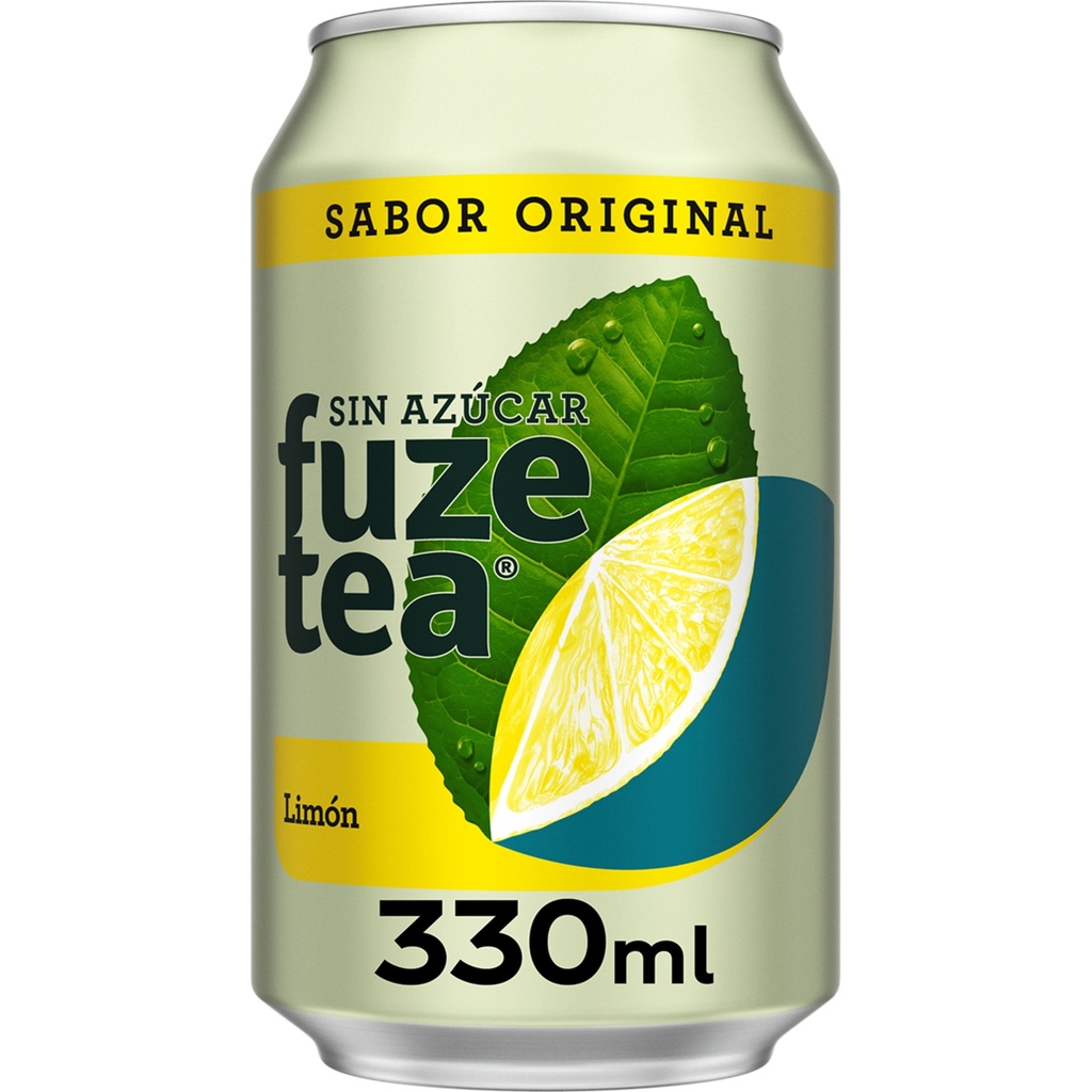 [TE0014] FUZE TEA LIMON S/AZUCAR 33CL