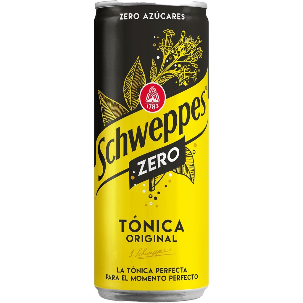 SCHWEPPES TONICA ZERO LATA 33 CL