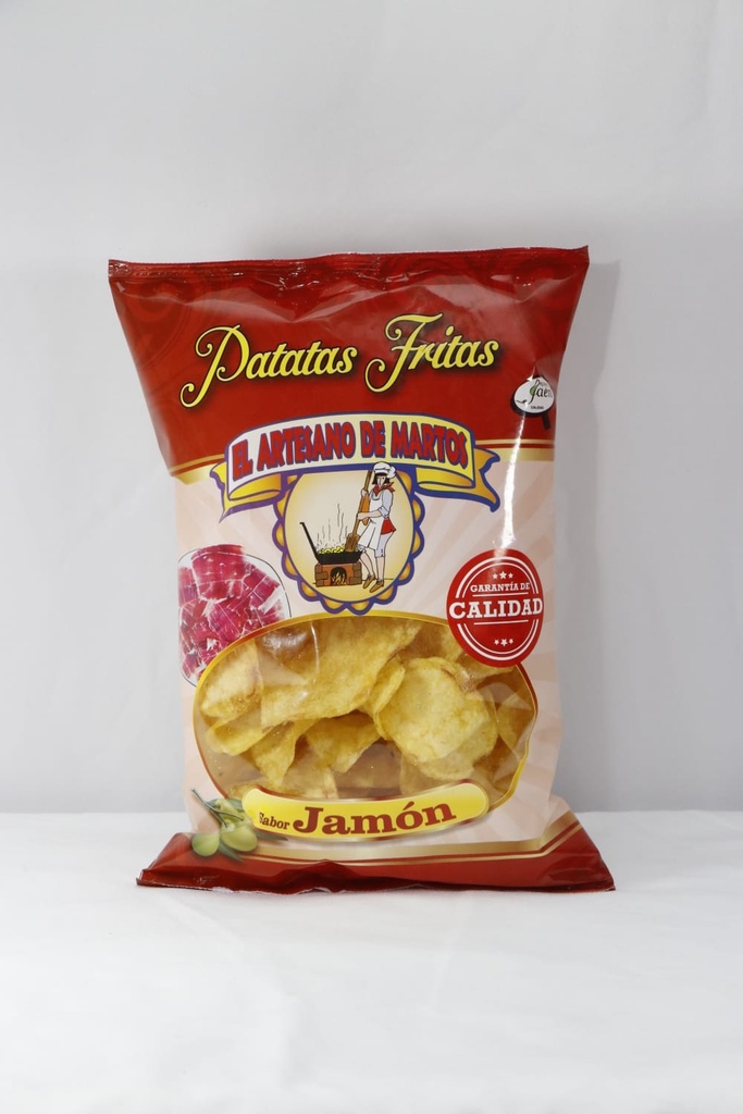 [PATATAS0022] EL ARTESANO DE MARTOS PATATAS FRITAS JAMON 120 GR