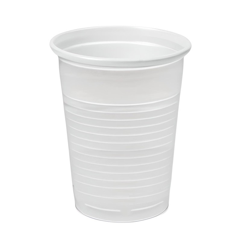 [VASOS0022] VASO 200 C.C. BLANCO 100 UND