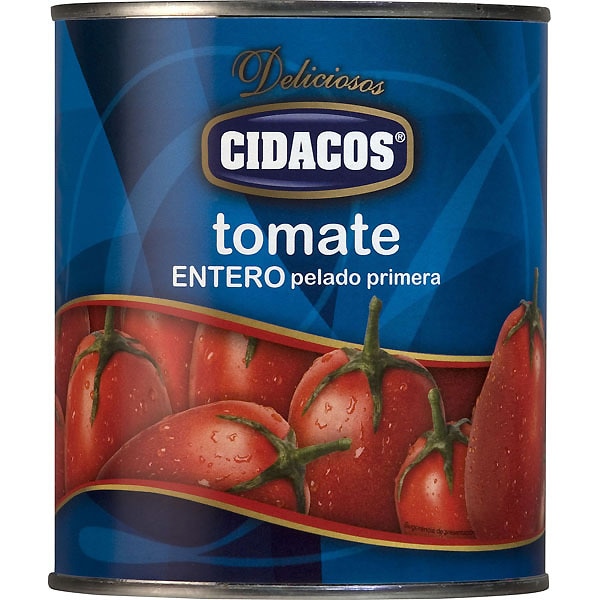 CIDACOS TOMATE ENTERO 780 GR