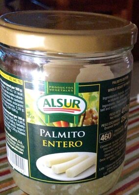 [PALMITO0004] ALSUR PALMITO ENTERO FRASCO 410GR