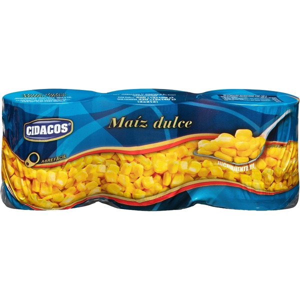 CIDACOS MAIZ DULCE 1/4 PACK 3
