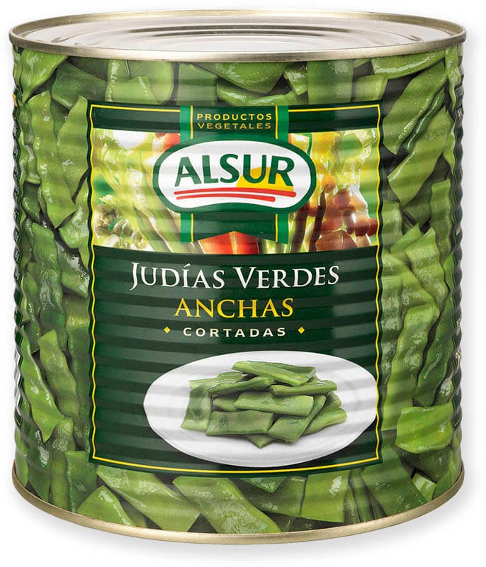 [JUDIAS0010] ALSUR JUDIAS VERDES ANCHAS 2´5K