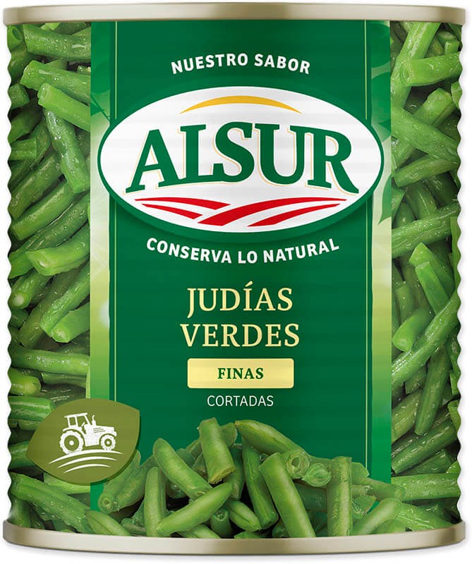 [JUDIAS0001] ALSUR JUDIAS VERDES REDONDAS 2.5 KG.