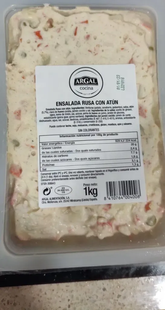 ARGAL ENSALADILLA RUSA 1 KG