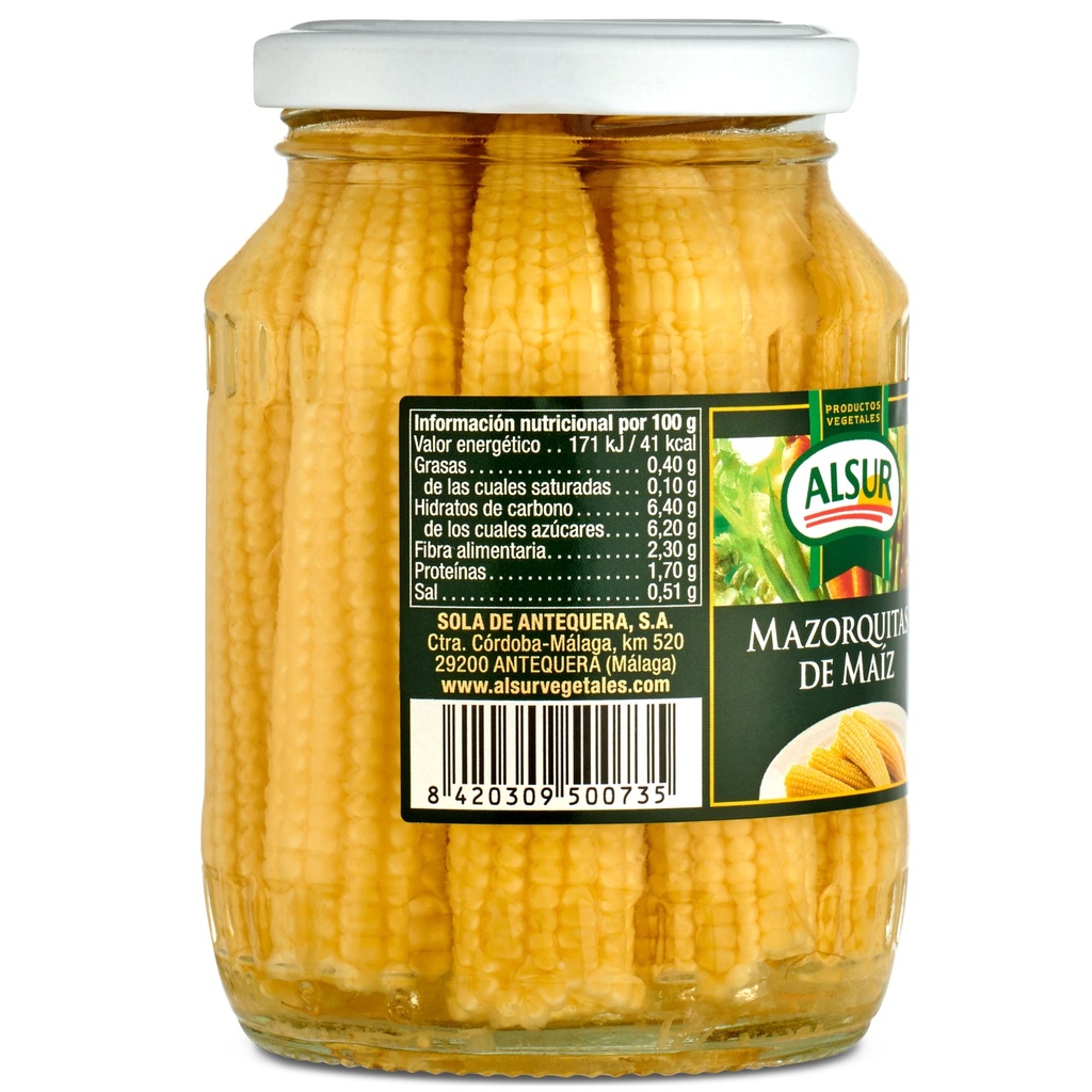 ALSUR MAZORQUITAS MAIZ 345 GR.