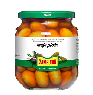 [ACEITUNAS0103] ZAMBUDIO ACEITUNAS MOJO PICON 350 GR