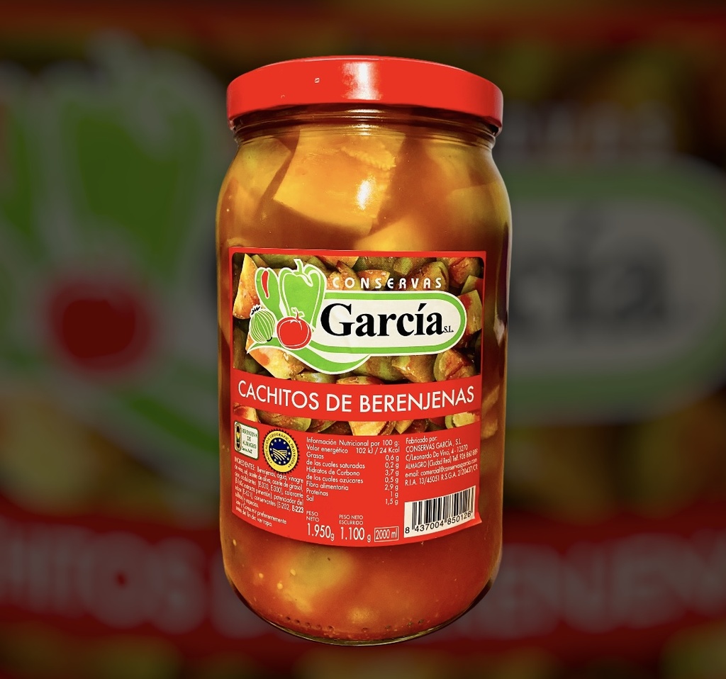 GARCIA CACHITOS BERENJENAS GALON 1100 GR
