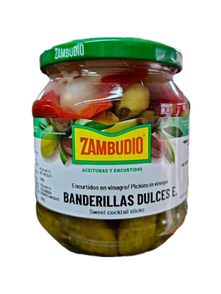 [BANDERILLAS0013] ZAMBUDIO BANDERILLAS DULCES 620 GR
