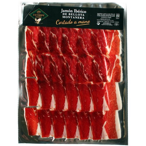 [JAMON0009] ESTIRPE JAMON IBERICO LONCHAS A MANO 80 GR