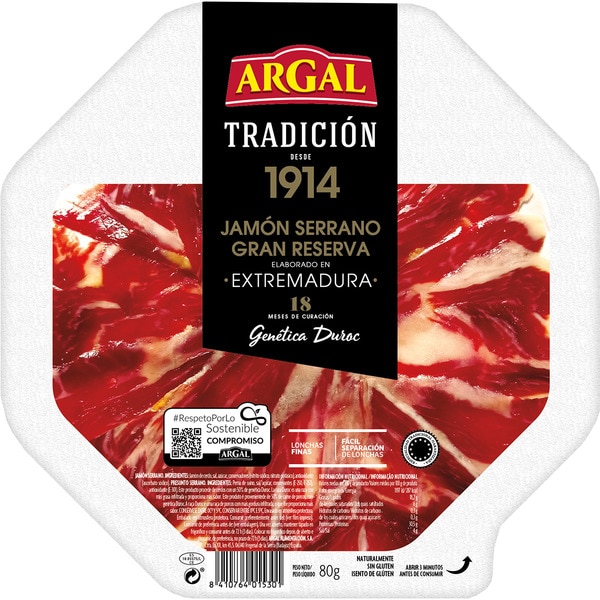 [JAMON0173] ARGAL JAMON DUROC 80 GR