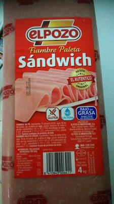 ELPOZO FIAMBRE SANDWICH 4 KG