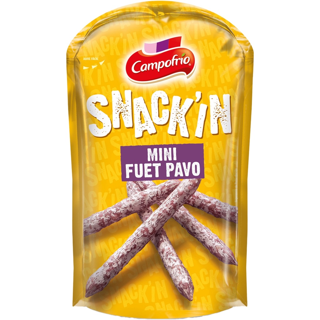 CAMPOFRIO MINI STICKS FUET PAVO 50 GR