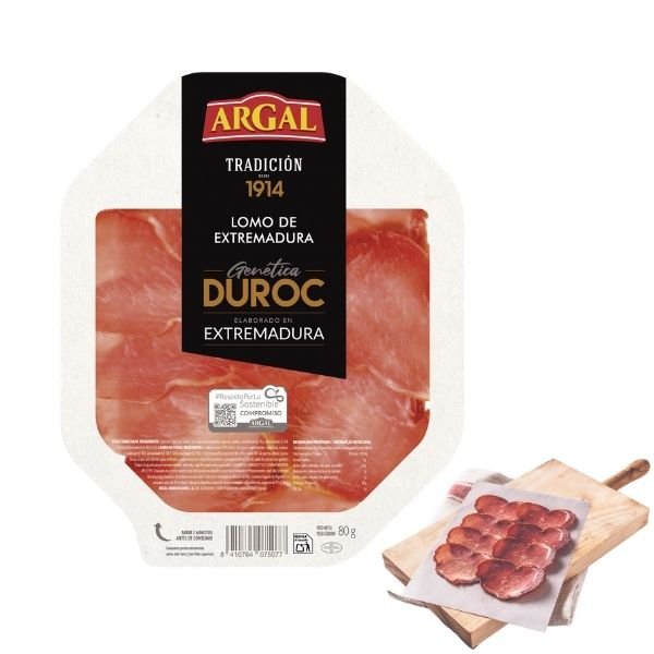 [LOMO0060] ARGAL LOMO DUROC LONCHEADO 80 GR