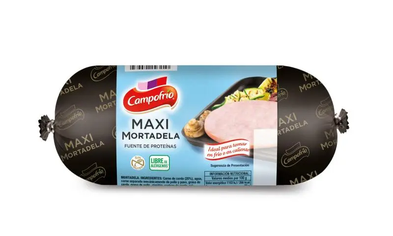 [MORTADELA0020] CAMPOFRIO MORTADELA SICILIANA MAXI MINI 800 GR