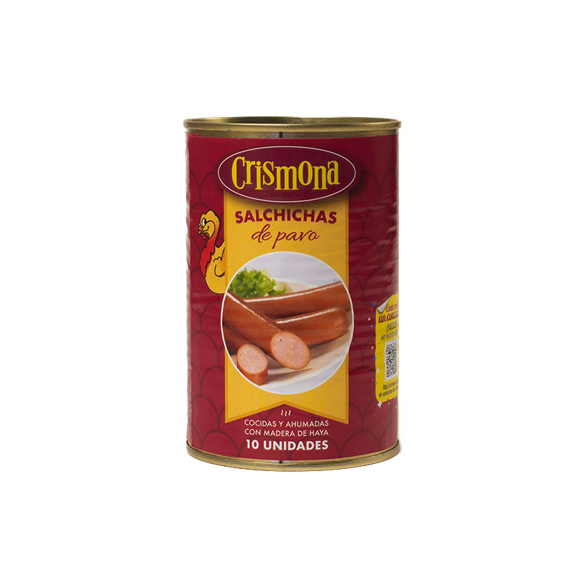 [SALCHICHAS0010] CRISMONA SALCHICHAS DE PAVO 5 PARES