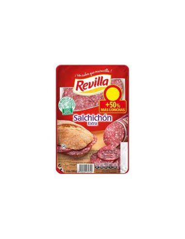 REVILLA SALCHICHON EXTRA LONCHEADO 100 GR