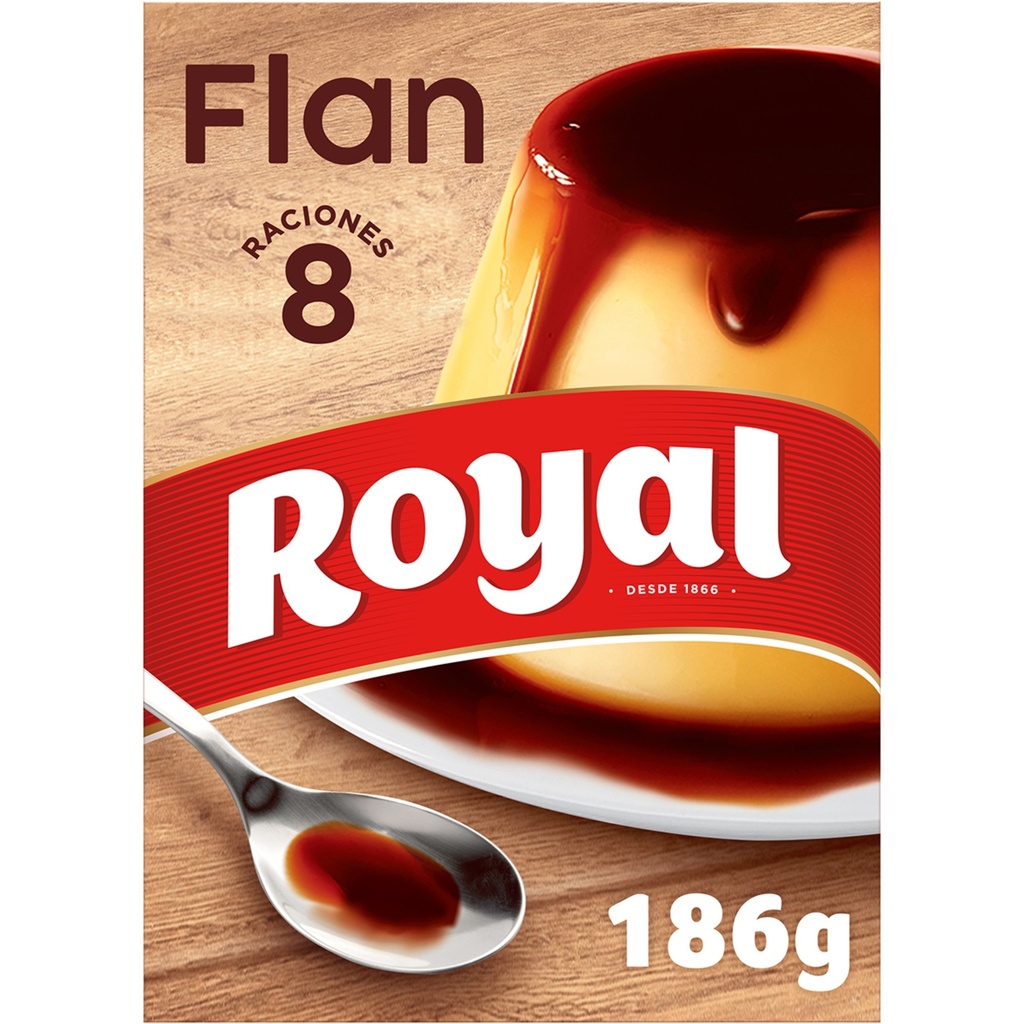 ROYAL FLAN CON CARAMELO DOBLE