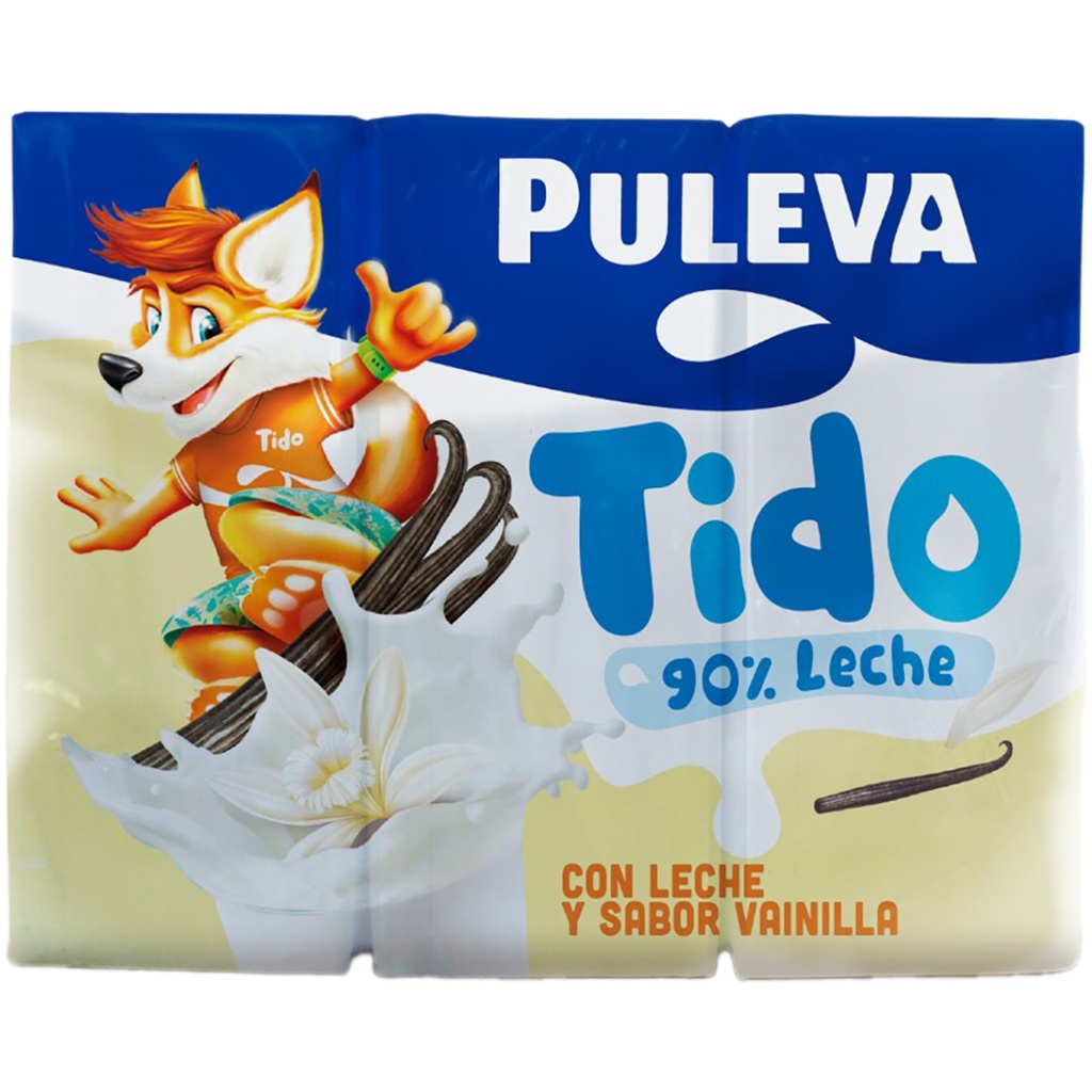 [BATIDOS0032] PULEVA BATIDO VAINILLA MINIBRICK 6 X 200 ML