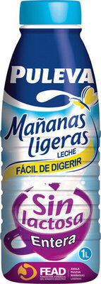 PULEVA ENTERA SIN LACTOSA 1 L