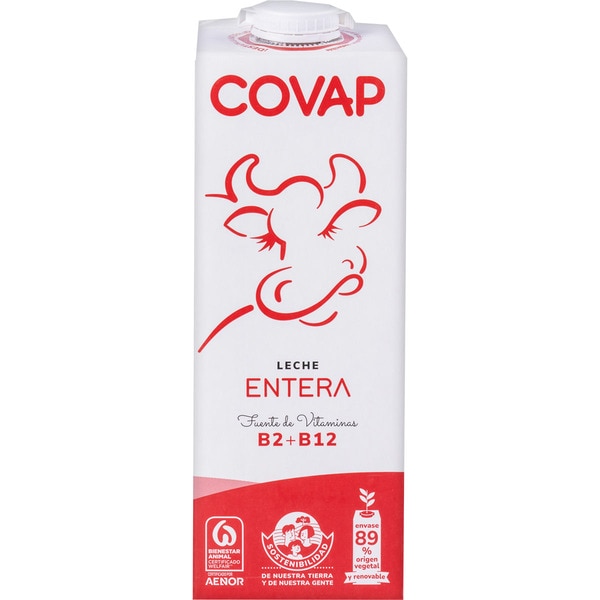 COVAP LECHE ENTERA 1 L
