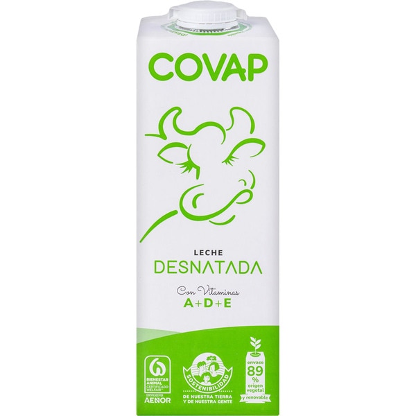 [LECHE0011] COVAP LECHE DESNATADA 1 L