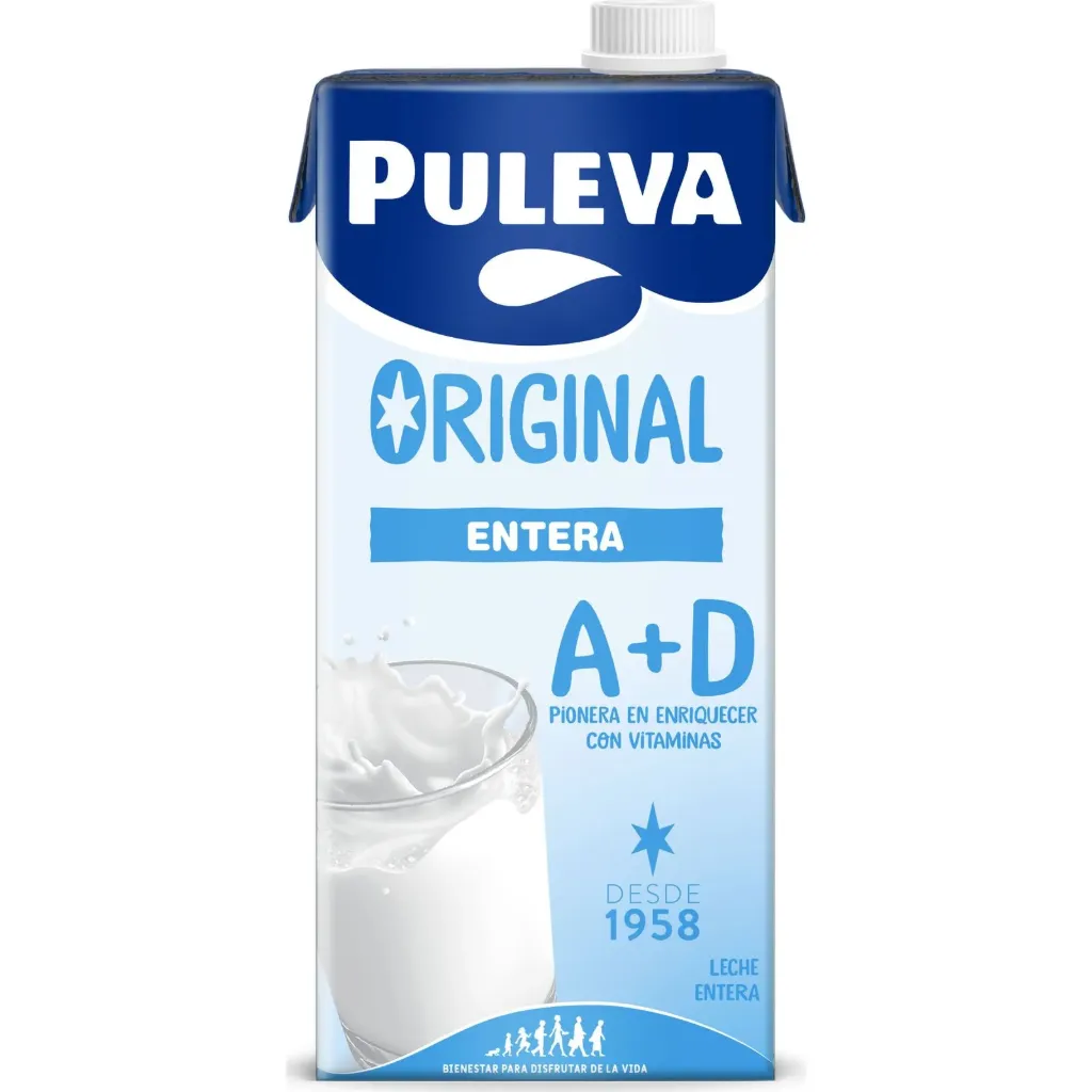 [LECHE0048] PULEVA 6X1 L. LECHE ENTERA