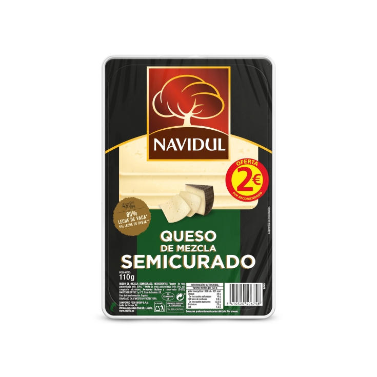 NAVIDUL QUESO LONCHAS 110 GR