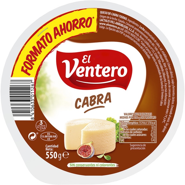 [QUESO0148] CORTIJO CARBONERILLOS QUESO CABRA SEMI