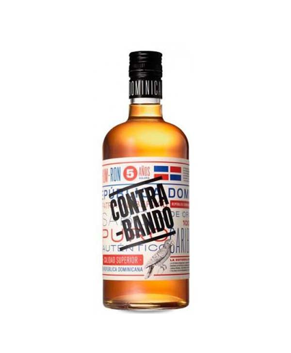[RON0040] CONTRABANDO RON 70 CL PACK + VASOS