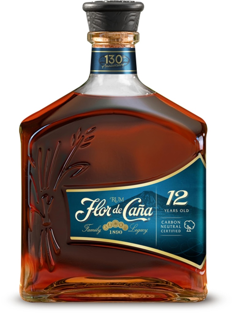 [RON0055] FLOR DE CAÑA RON CENTENARIO 12 70 C