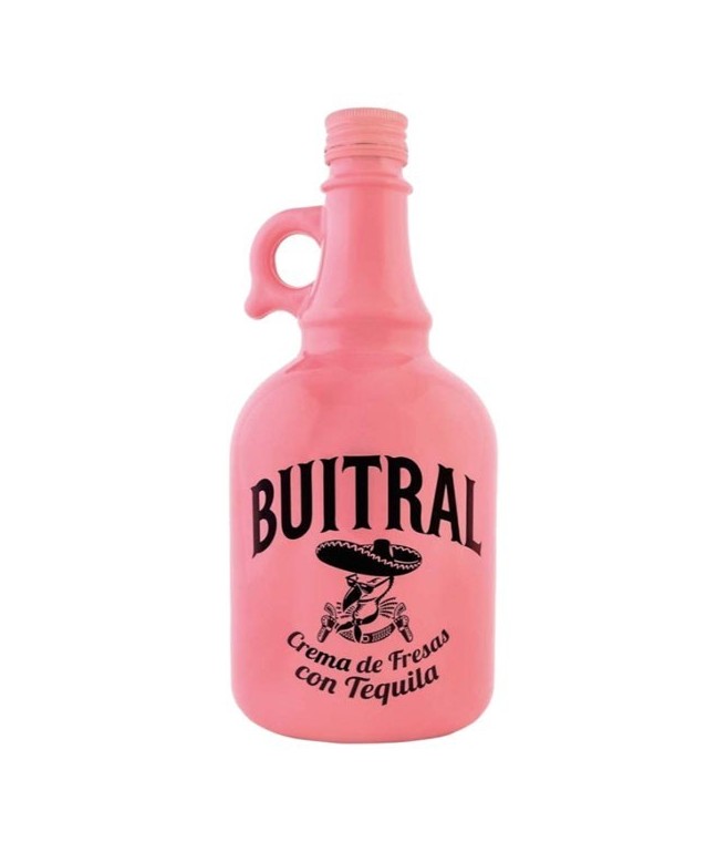[CREMALICOR0039] BUITRAL CREMA DE FRESAS CON TEQUILA 1 L