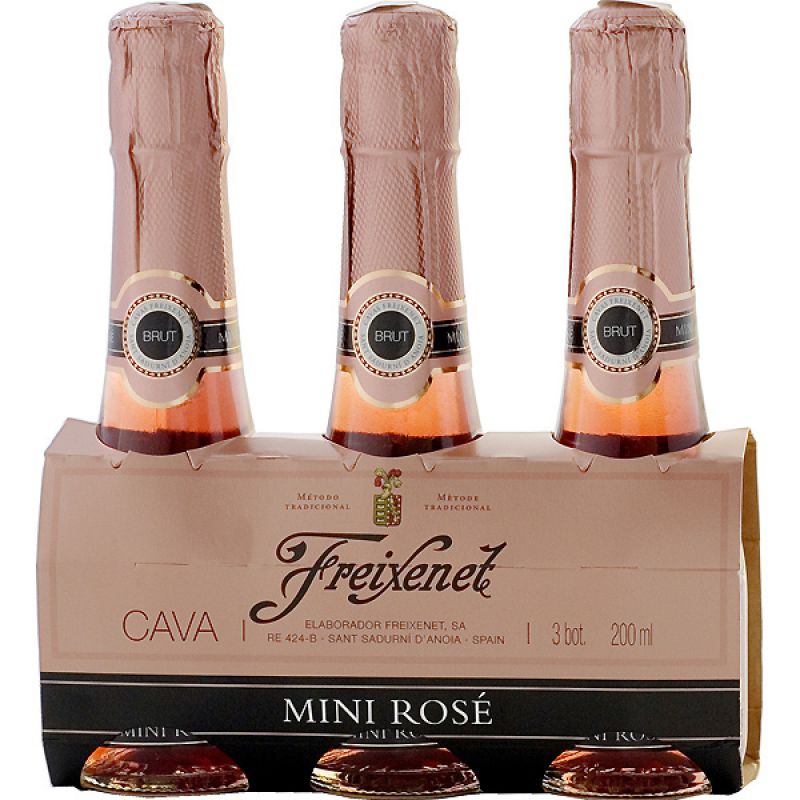 [VINOESPUMOSO0005] FREIXENET MINI ROSÉ PACK 3