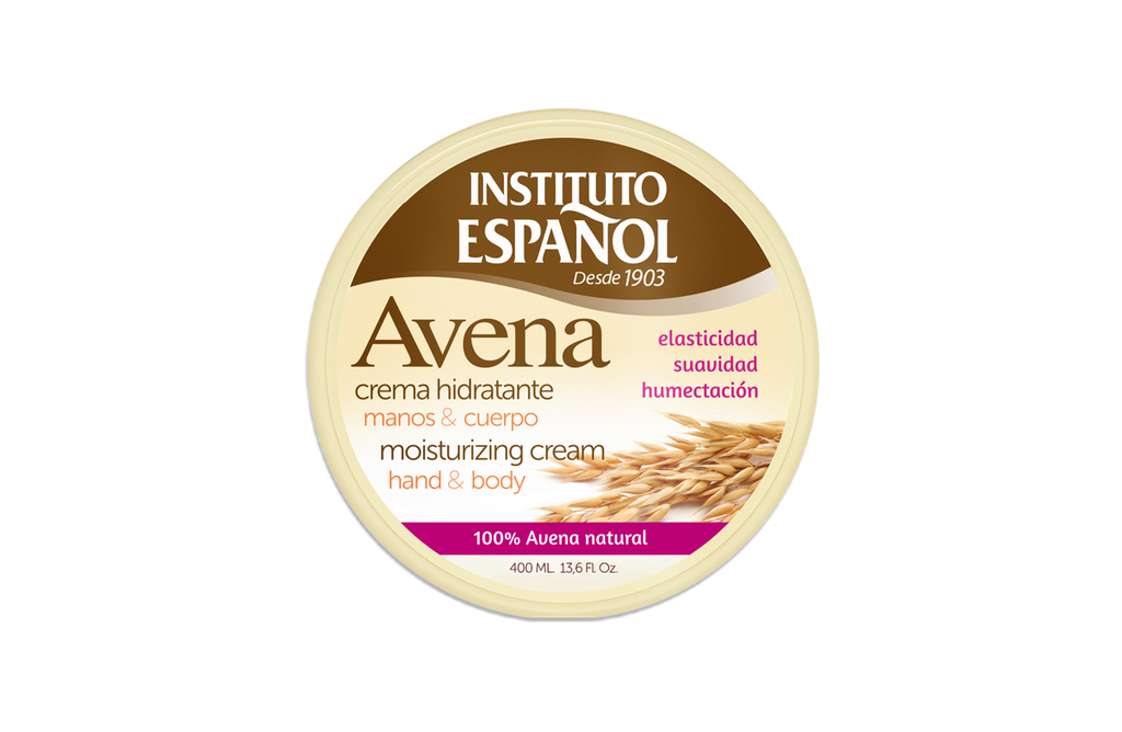 [CREMA0017] INSTITUTO ESPAÑOL CREMA CORPORAL AVENA TARRO 400 ML