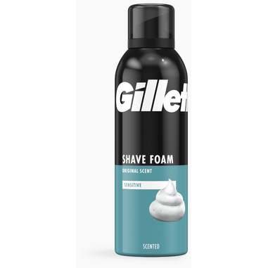 GILLETTE ESPUMA AFEITAR PIEL SENSIBLE VERDE 200 ML