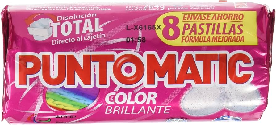 [DETERGENTEAUTO0019] PUNTOMATIC AUTOMATICAS COLOR 8 P. 264 GR